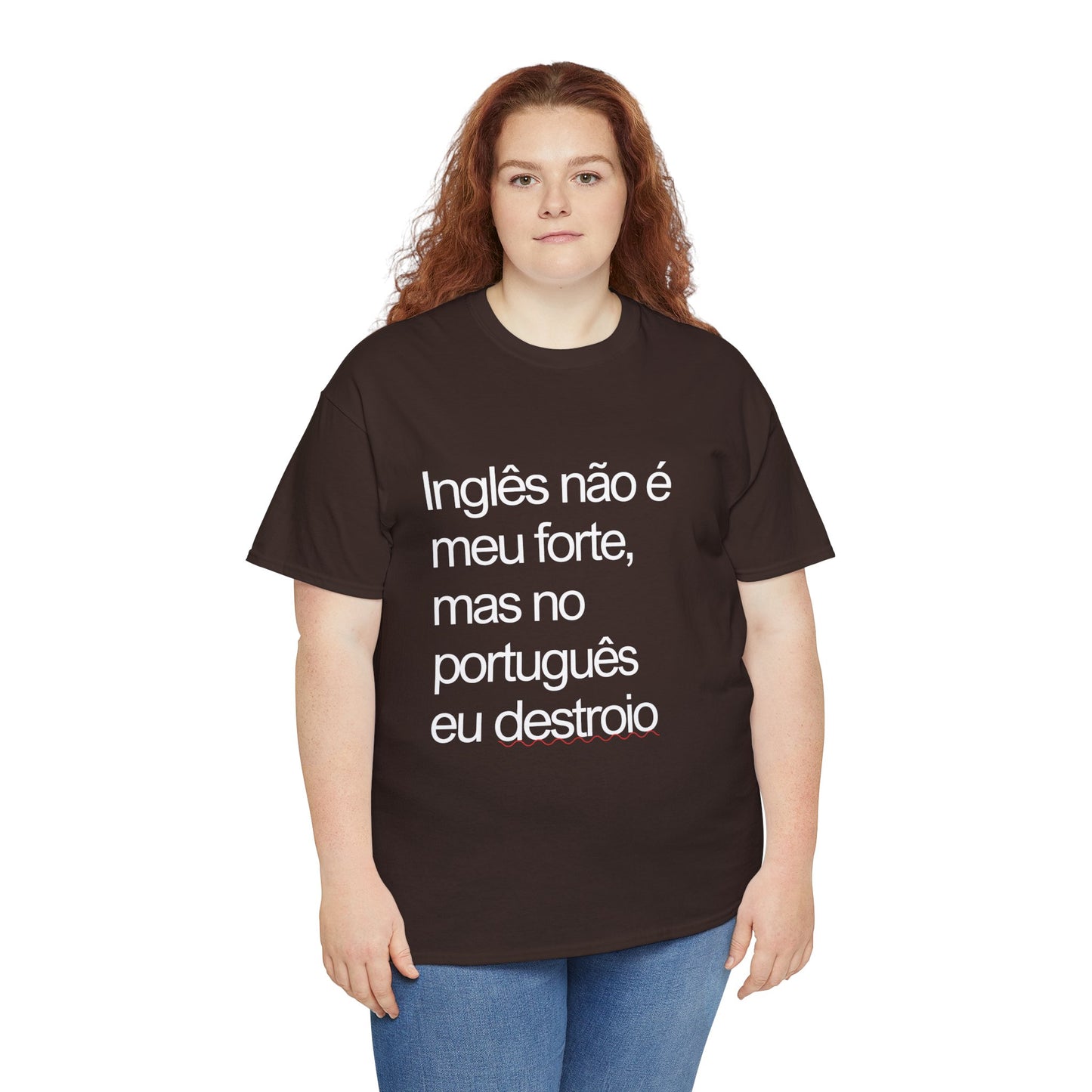 Camisa 'Inglês não é meu forte...'