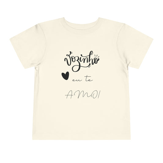 Camisa Toddler Vozinho eu te amo!