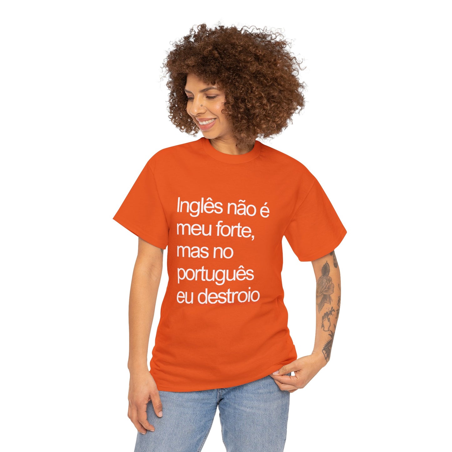 Camisa 'Inglês não é meu forte...'