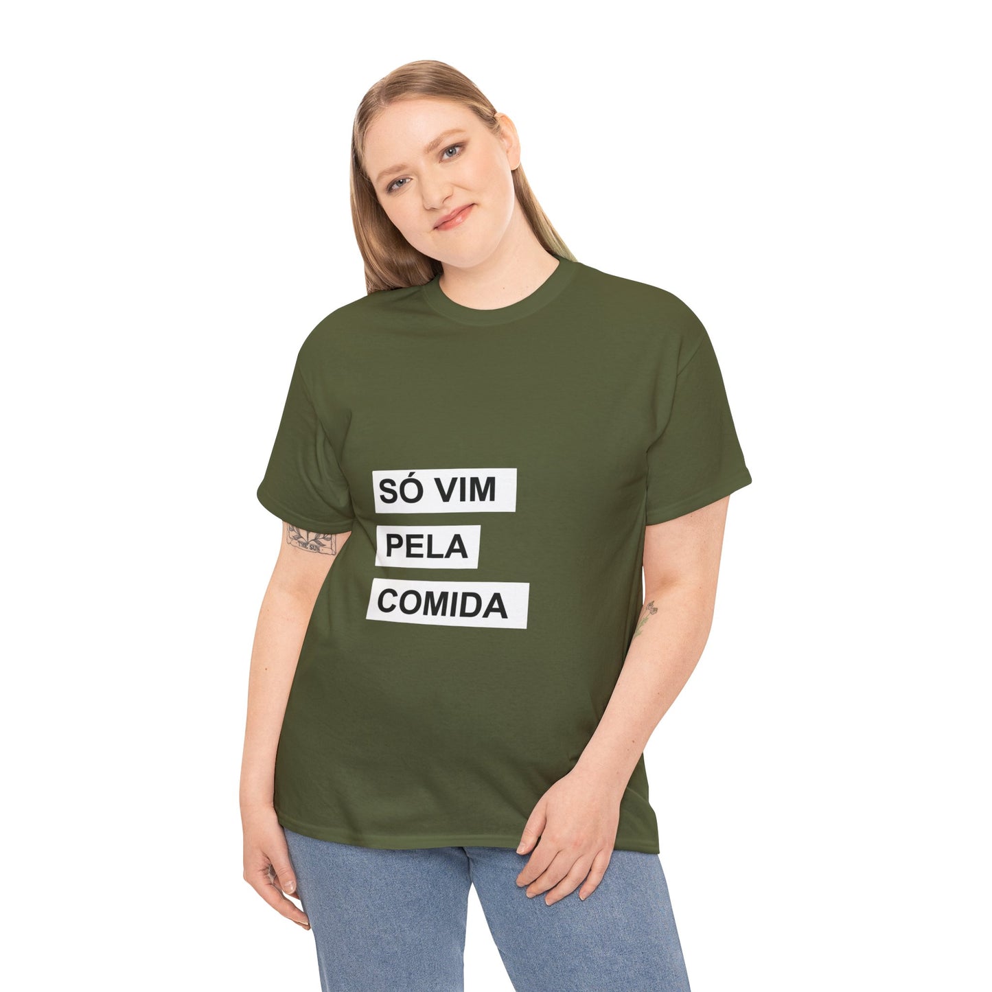 Camisa 'Só Vim Pela Comida'