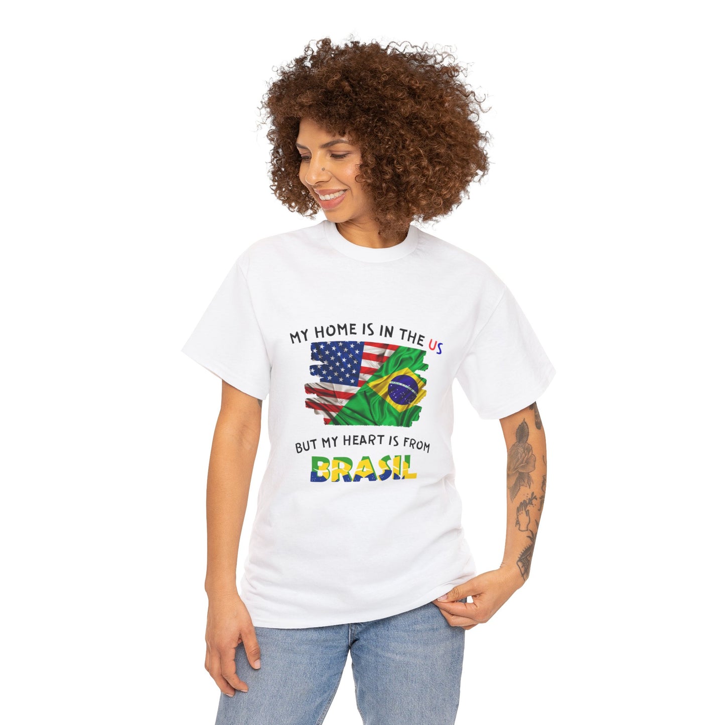 Camisa "My Heart is from Brazil"