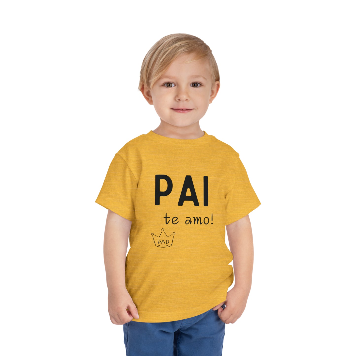 Camisa Toddler Pai te te amo!