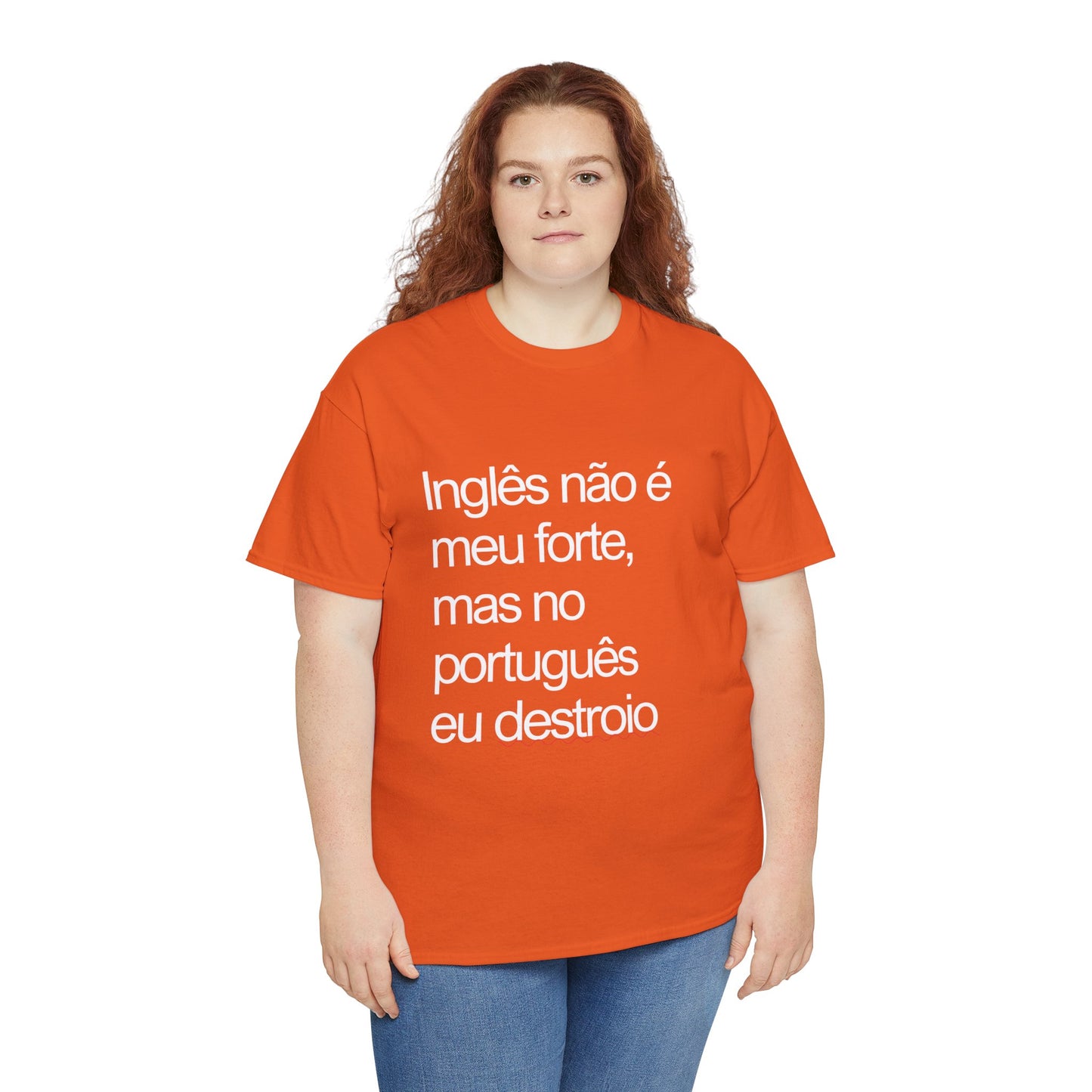 Camisa 'Inglês não é meu forte...'