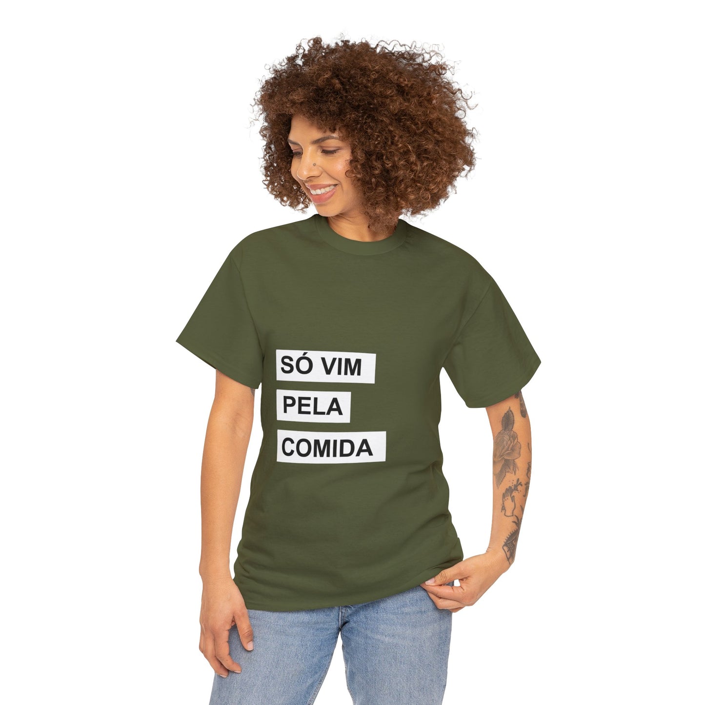 Camisa 'Só Vim Pela Comida'