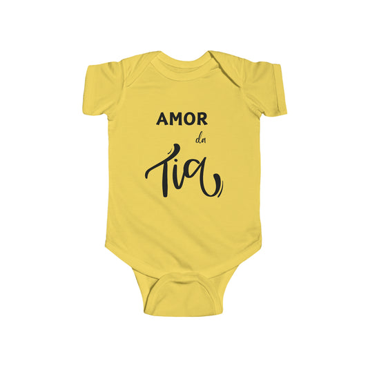 Body Infantil Amor da tia