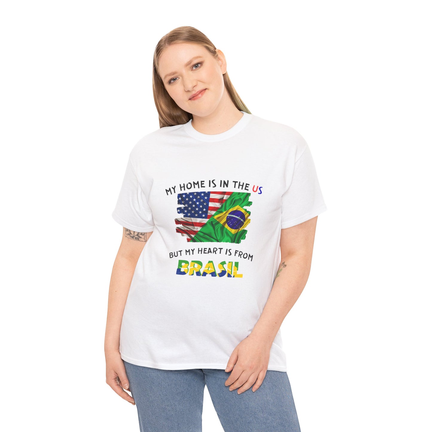 Camisa "My Heart is from Brazil"