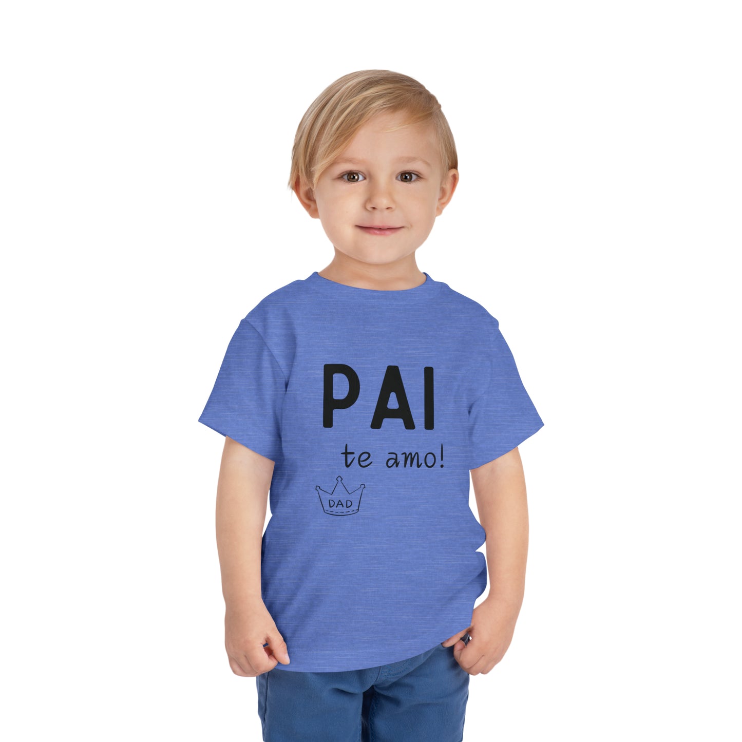 Camisa Toddler Pai te te amo!