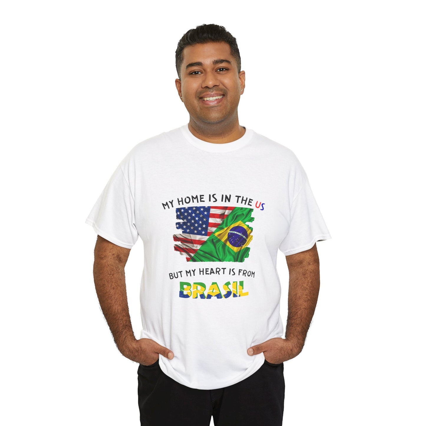 Camisa "My Heart is from Brazil"