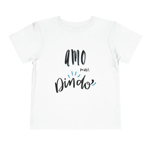 Camisa Toddler Amo meu dindo