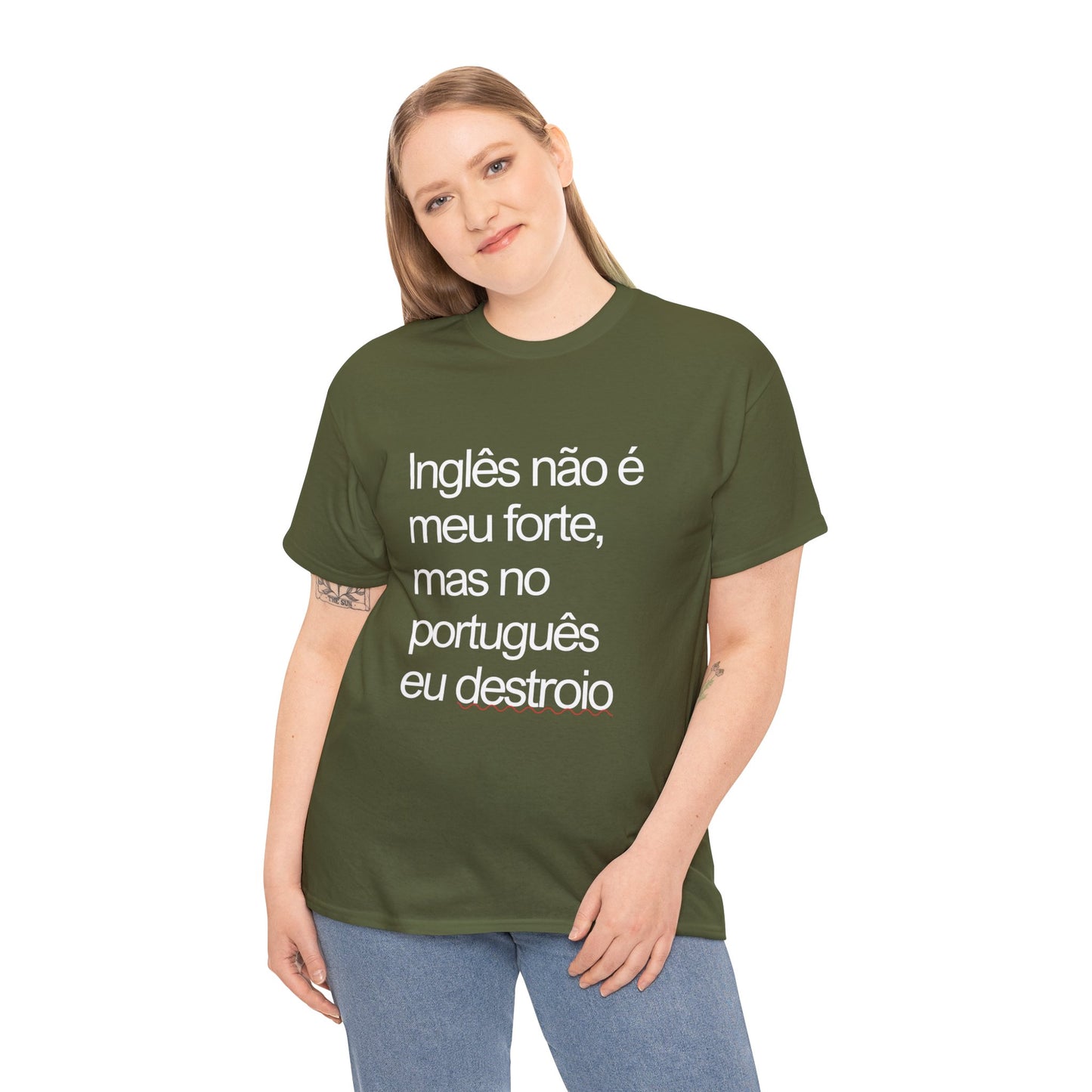 Camisa 'Inglês não é meu forte...'