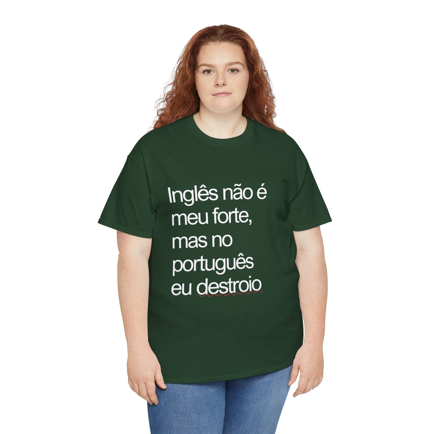 Camisa 'Inglês não é meu forte...'