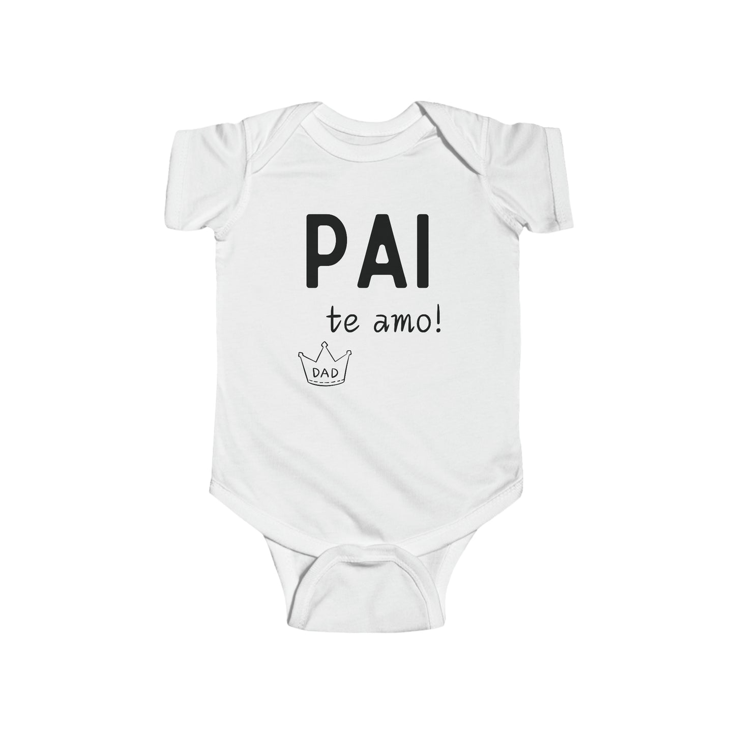 Body Infantil Pai te amo!