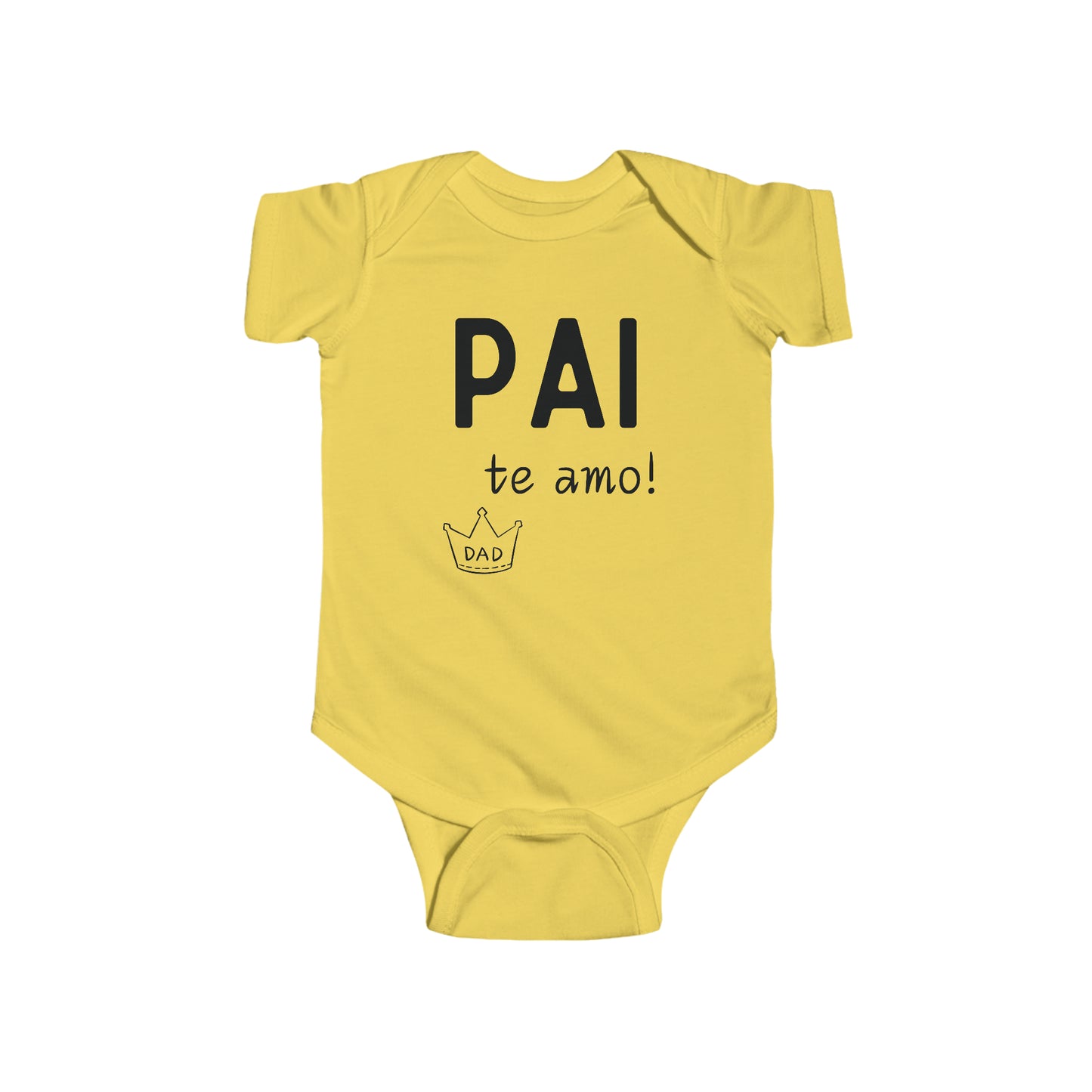 Body Infantil Pai te amo!